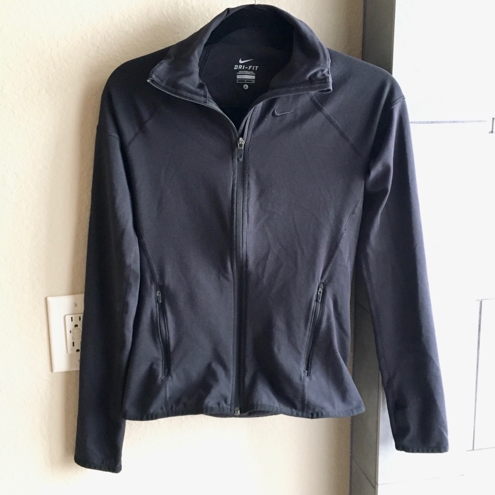 Nike Dri-Fit Black Zip Up